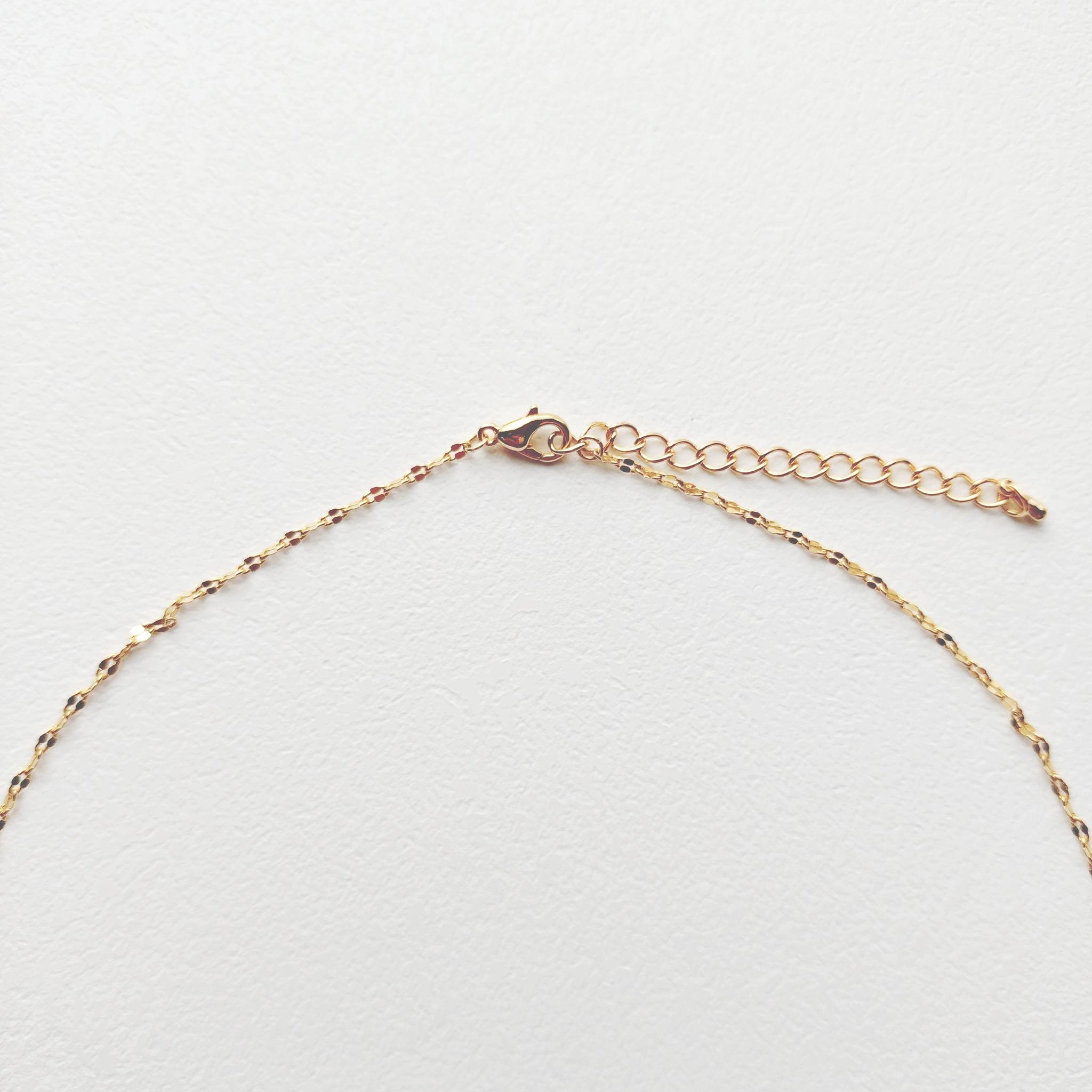 【送料無料】k16gp ペタルチェーン ネックレス+ピアス/イヤリング セット | 8枚目